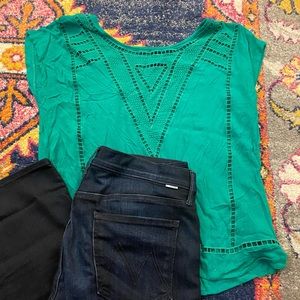 EUC Cap-sleeve Blouse